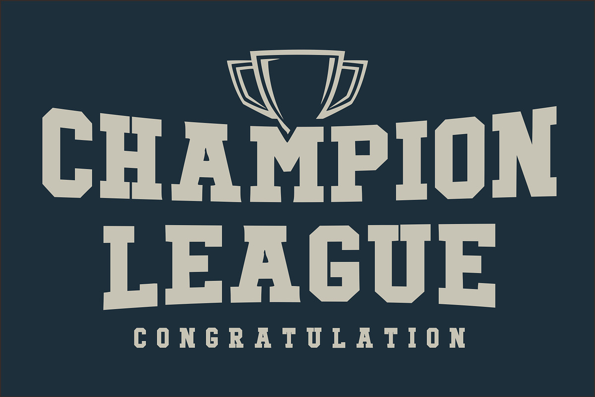 Game Changer Sporty Font, a Slab Serif Font by Limited.studio (Photo 2 of 6)