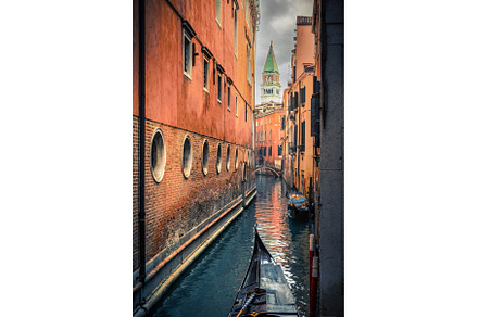 Narrow canal in Venice, Italy, an Architecture Photo by sborisov