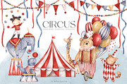 Circus, an Animal Illustration by NellyaEgorova (Thumbnail 1 of 7)