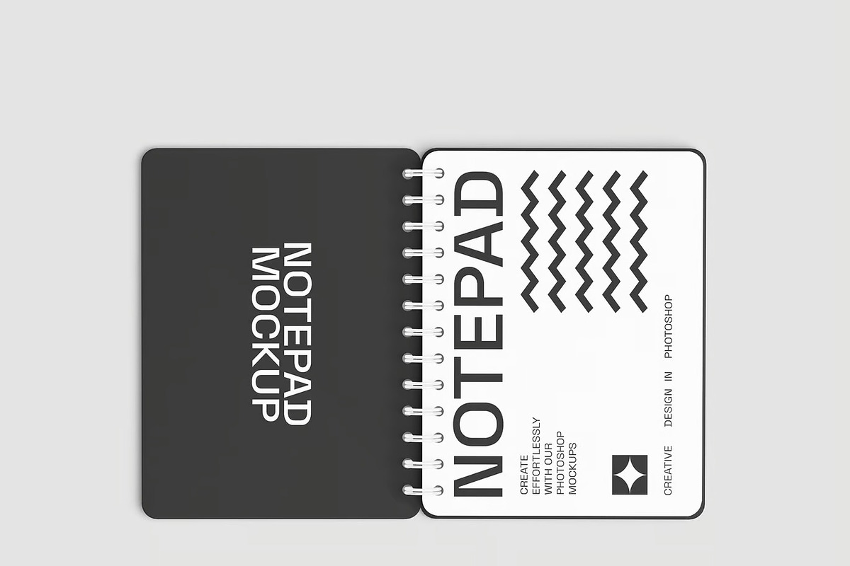 Notepad Mockup, a Books & Magazine Mockup by renderstockmarket (Photo 3 of 4)