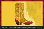 Saloon Photoshop Brush Collection, a Brush Add-On by Hues of Hodges (Thumbnail 8 of 8)