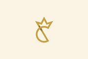 C King Royal Logo Design Vector, a Branding & Logo Template by Vectoryzen (Thumbnail 1 of 2)