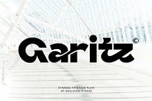 Garitz – Dynamic Typeface Flow