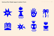 Linocut Logos Vector Bundle, a Branding & Logo Template by ClayStudio (Thumbnail 6 of 9)