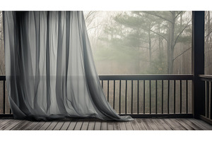 resistant gray curtain ai generated, a Background Photo by pikepicture