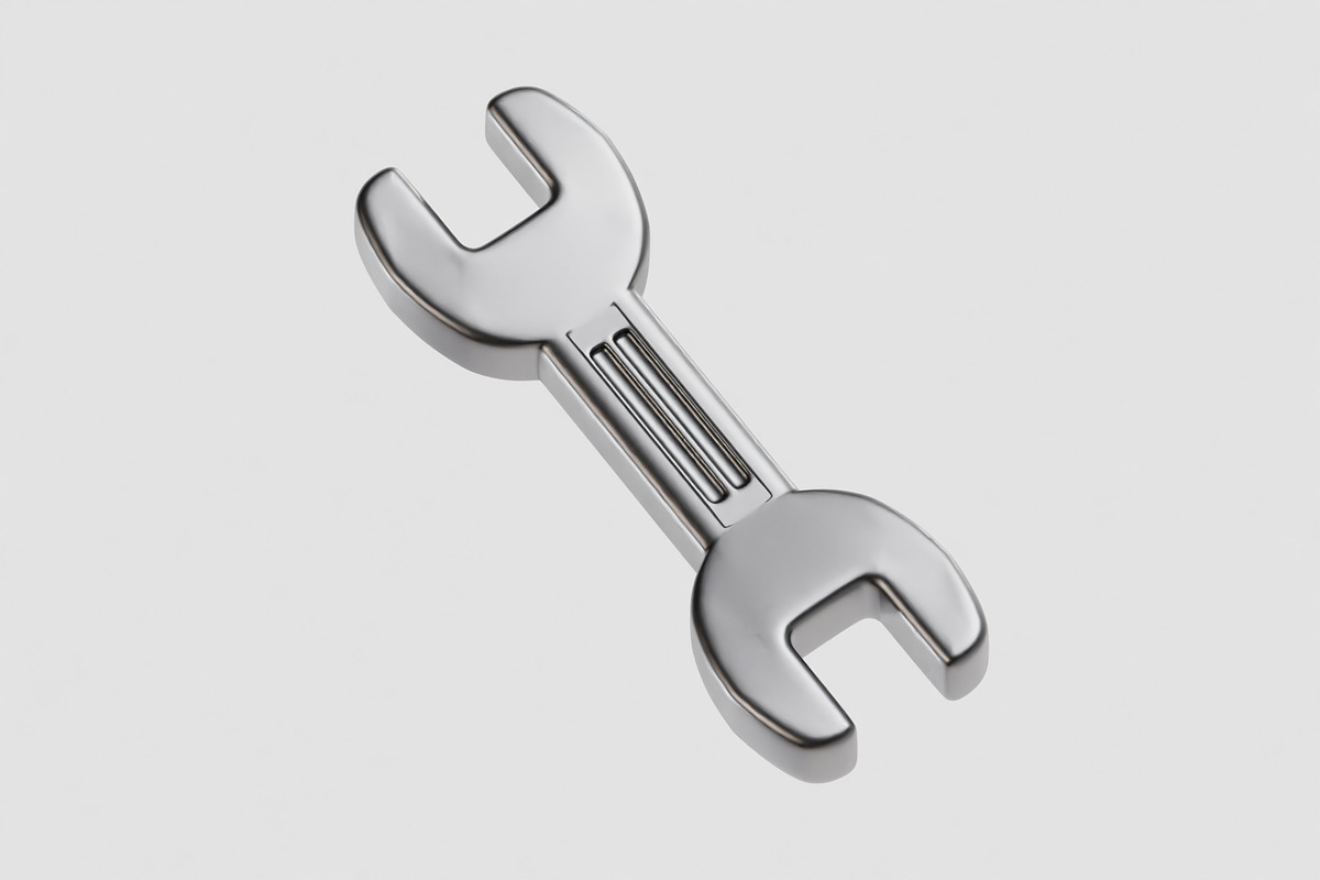 Wrench, an Object 3D Model by fahad121 (Photo 1 of 8)