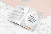 ROSE GOLD Magazine | Indd & Psd, a Magazine Template by Marigold Studios (Thumbnail 5 of 8)