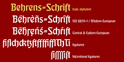Behrens Schrift, a Blackletter Font by ingoFonts (Thumbnail 6 of 8)