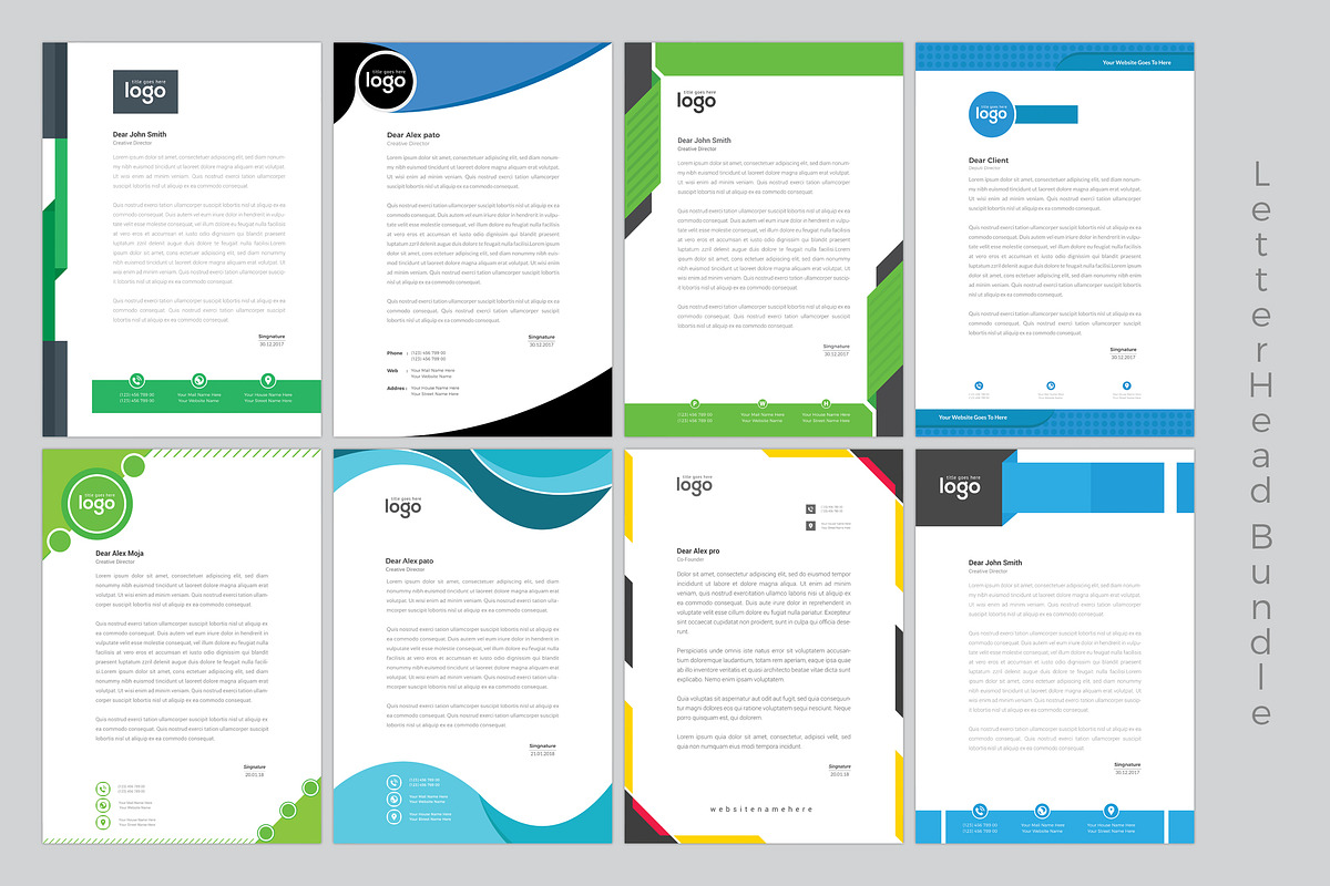 100+ Letterhead 97% Discount, a Stationery Template by ZAAS (Photo 12 of 12)