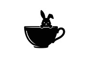 Cute Bunny Coffee Cup Vector Bundle, an Illustration by Designs_River (Thumbnail 34 of 49)