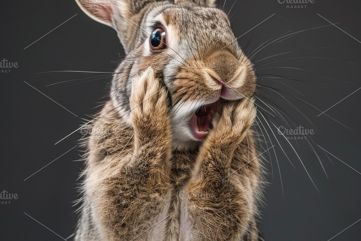 236 surprised animals, an Animal Photo by Handmadefont (Photo 187 of 241)