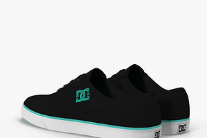 DC Shoes - Flash TX Black-Turquoise