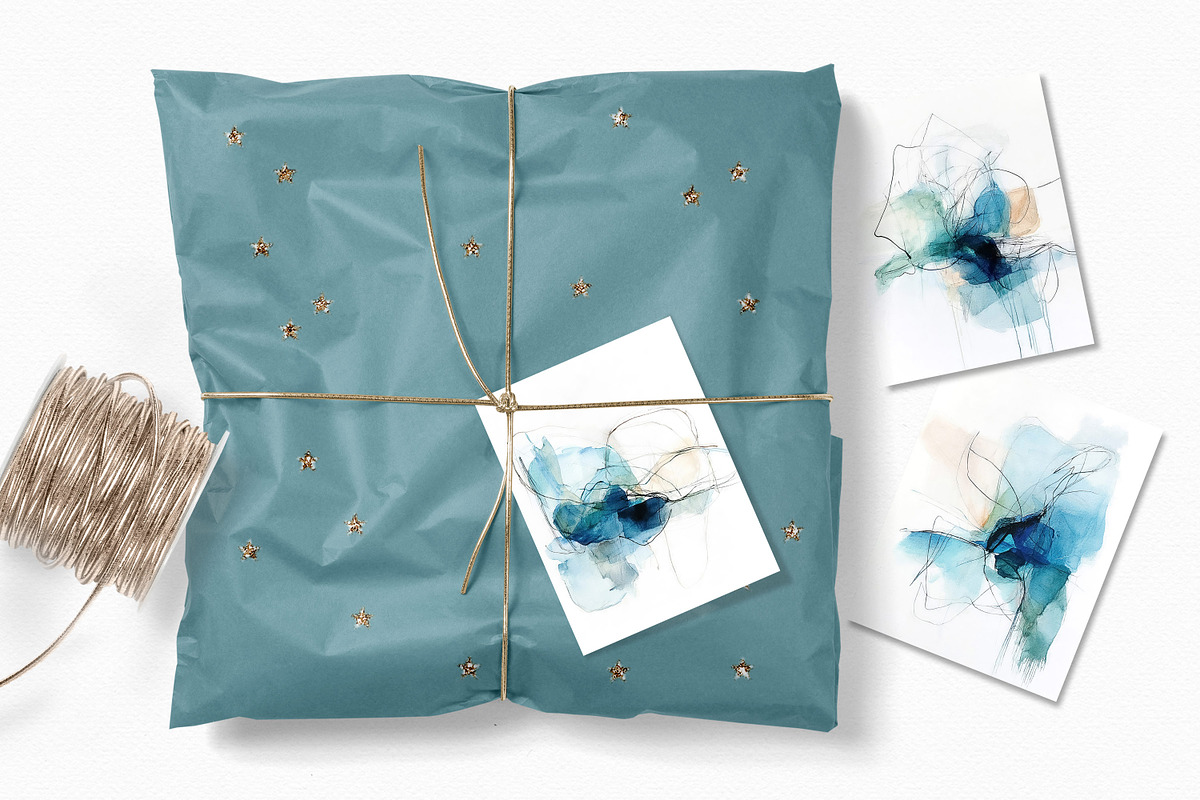 Ocean Veil Abstracts, a Decorative Illustration by rileyBgraphics (Photo 5 of 7)