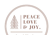 Digital Holiday Sticker Design, a Stationery Template by roselindoco (Thumbnail 2 of 3)