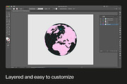 Europe – Globe Vector Map, a Graphic by Fucina™ (Thumbnail 3 of 3)