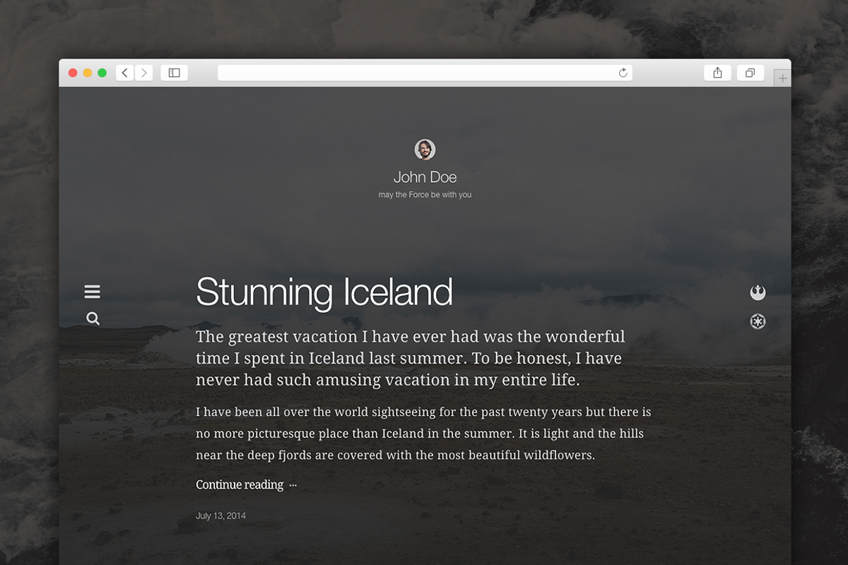 Imago - WordPress Theme, a WordPress Template by North Ninja (Photo 1 of 5)
