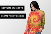 Tie Dye Spirals Brushes Vol 3, a Brush Add-On by The Gypsy Goddess (Thumbnail 5 of 11)