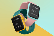 Clay Apple Watch Mockups Pack 01, a Wearable Device Mockup by Mockups by Carlos Viloria (Thumbnail 13 of 25)