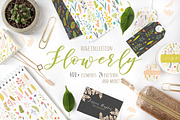 Flowerly Collection, a Decorative Illustration by eclosque (Thumbnail 1 of 11)