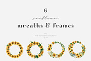 Sunflower Watercolor summer flowers, a Decorative Illustration by Diana Askarova Art (Thumbnail 4 of 8)