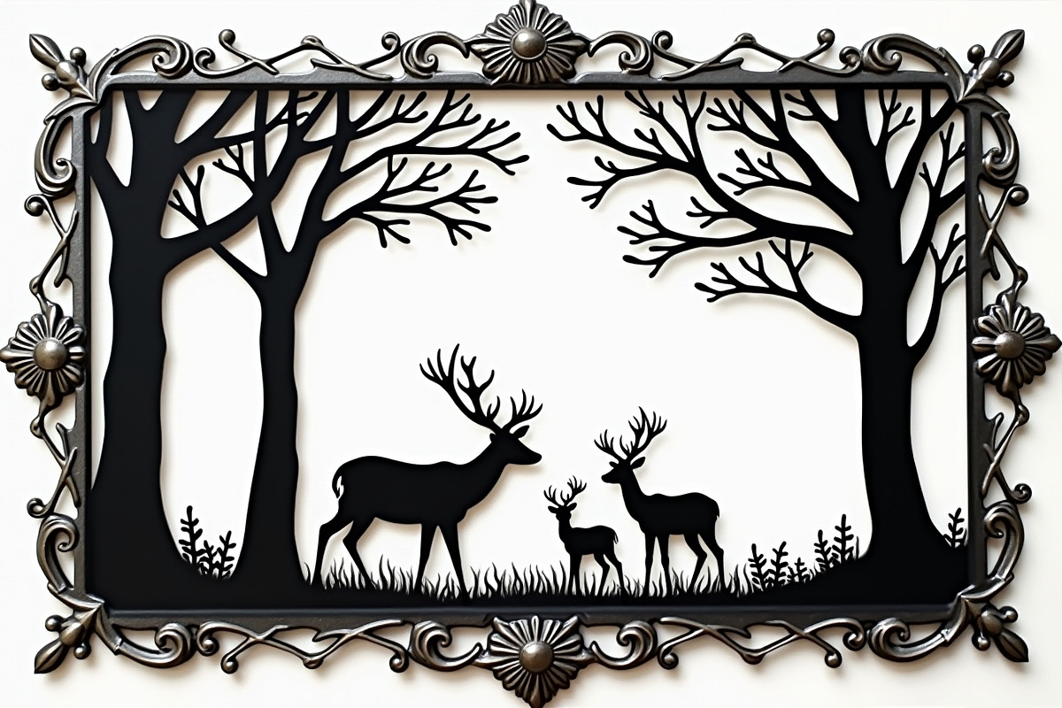 Deer Forest Frame Silhouette Bundle, an Illustration by Designs_River (Photo 7 of 7)