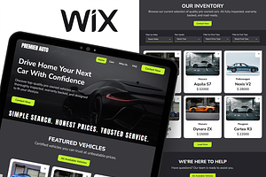 Car Dealership Wix Studio Website, a Wix Template by Kitteeh