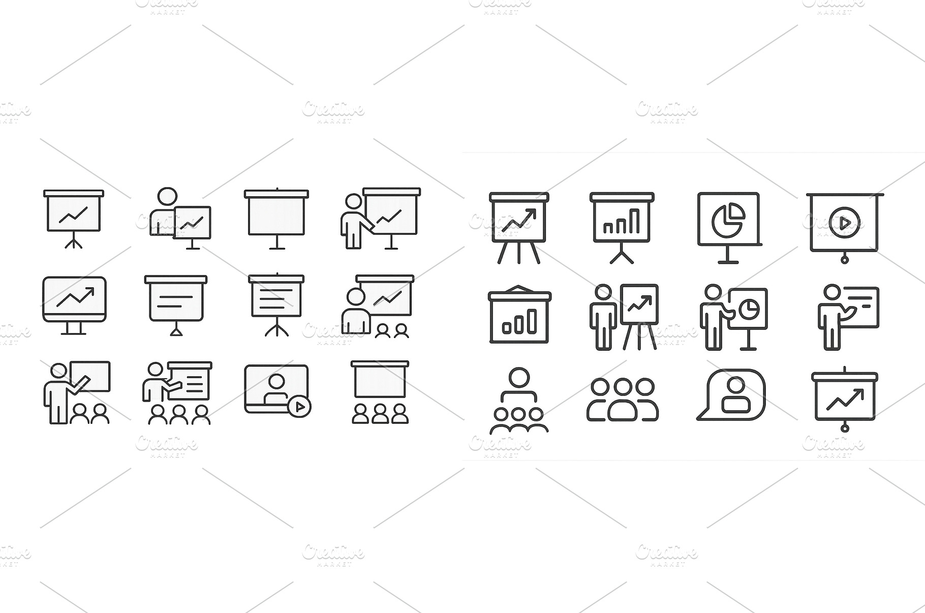 Icons representing various, a Business Photo by ZinetroN