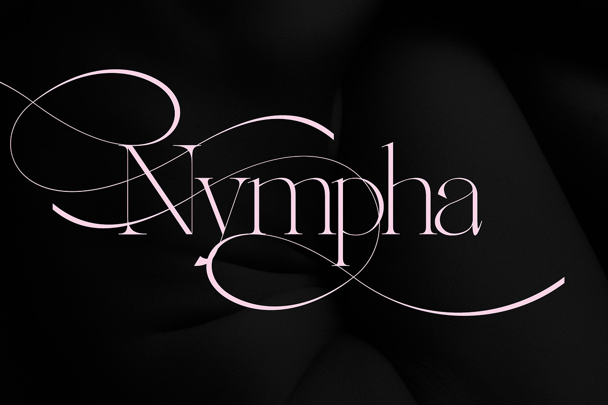 Nympha Luxurious Font - Light, a Font by Lacre Type Foundry (Photo 1 of 4)