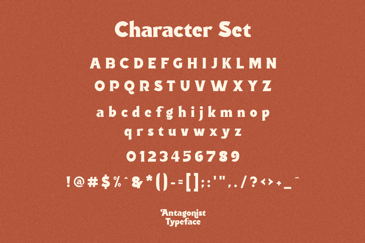 Antagonist Casual Bold Serif, a Serif Font by Haksen (Photo 9 of 15)