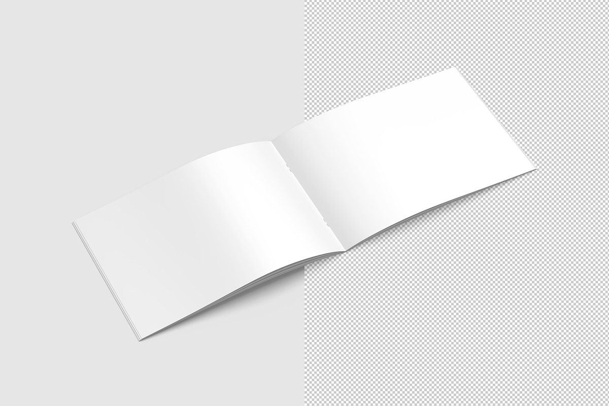 A4 Landscape Brochure Mockup, a Books & Magazine Mockup by graphiccrew (Photo 9 of 17)