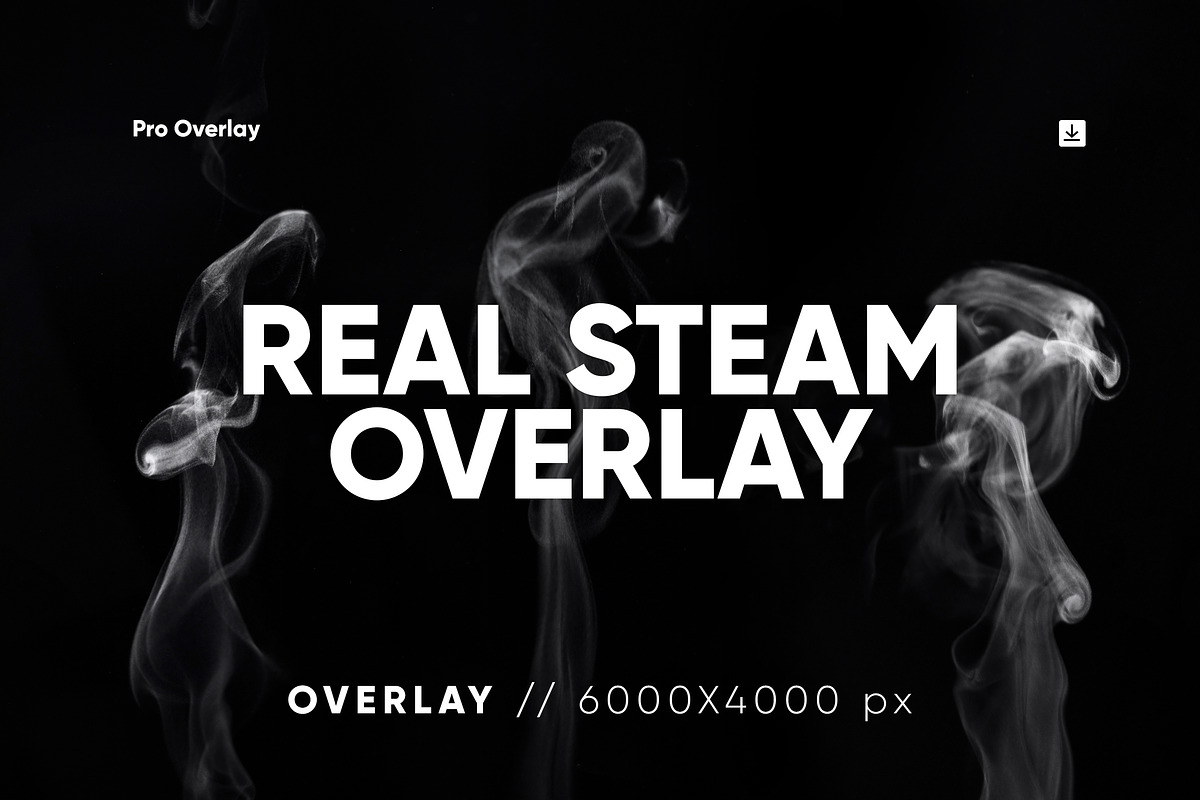 30 Real Steam Overlay HQ, a Texture Graphic by CCPreset