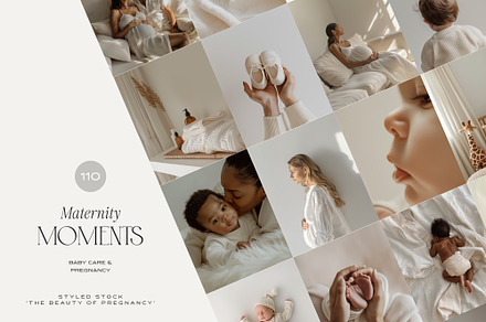 MATERNITY MOMENTS ~ 110 Stock Photos, a Beauty & Fashion Photo by Muse Mockups