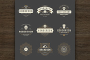 36 Restaurant Logos and Badges, a Branding & Logo Template by Vasya Kobelev (Thumbnail 9 of 20)