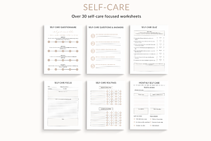 Wellness Planner Canva Template