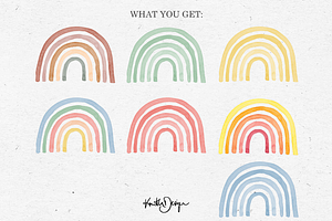 ALL IN RAINBOW BUNDLE / PNG VECTOR