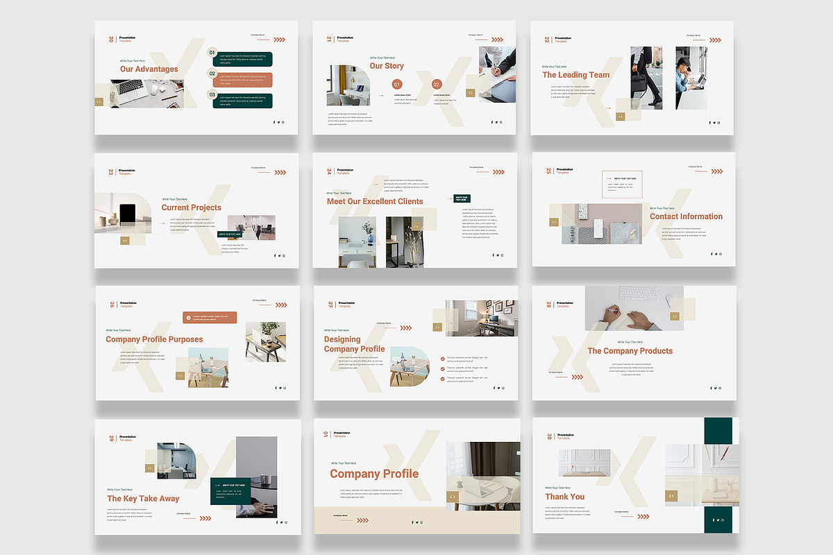 Company Profile Google Slides, a Presentation Template by Boinah Studio (Photo 7 of 7)