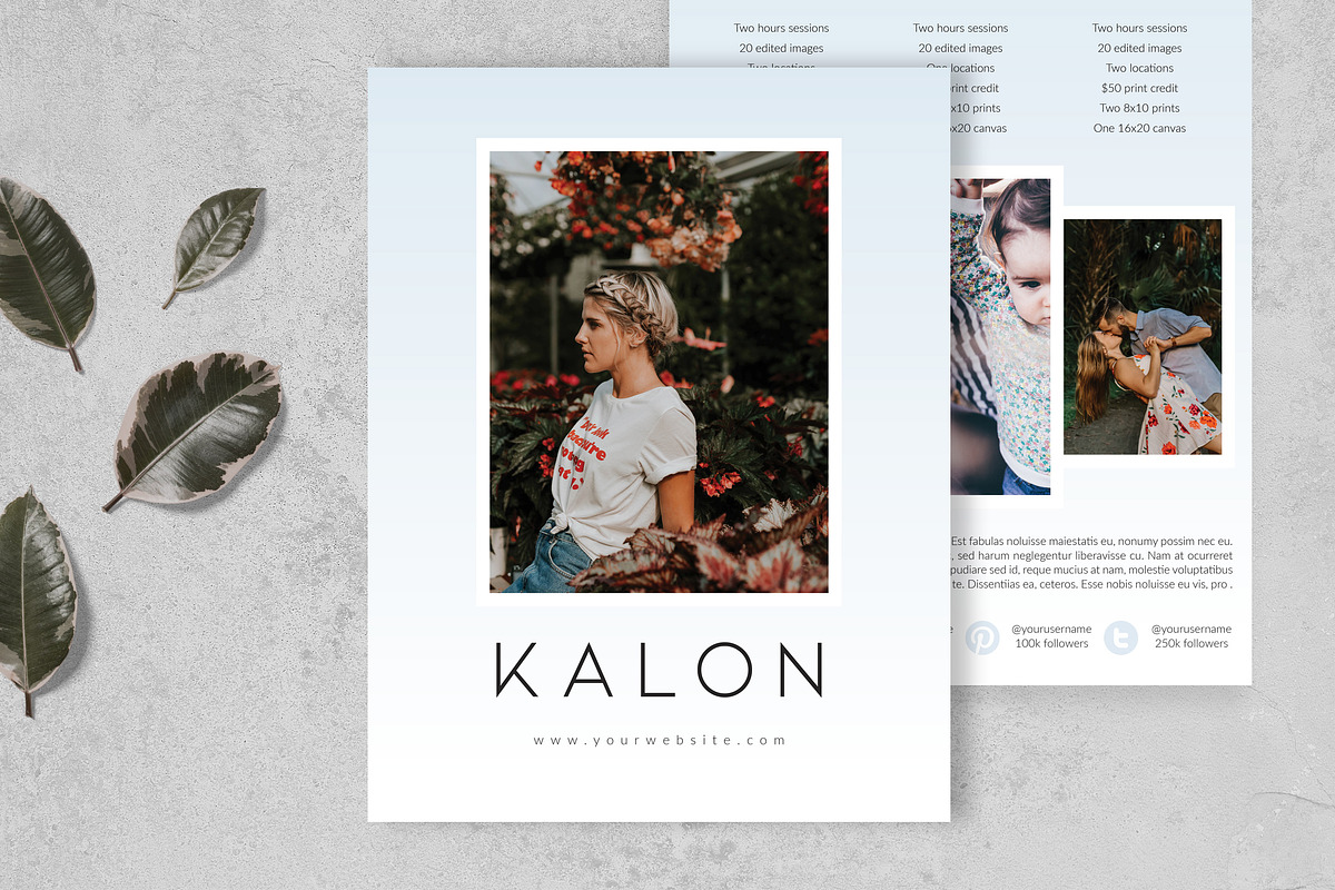 Pricing Guide, a Flyer Template by Eesome Design Studio (Photo 1 of 3)