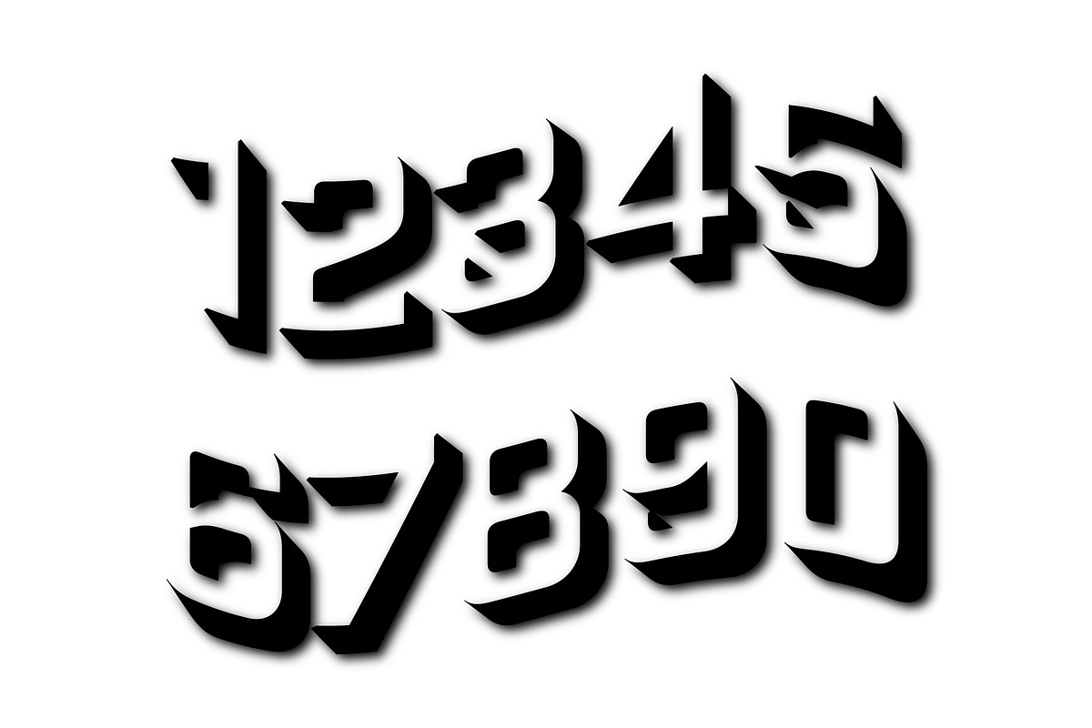 Sharp Shadow Bold Text Effect preview 2