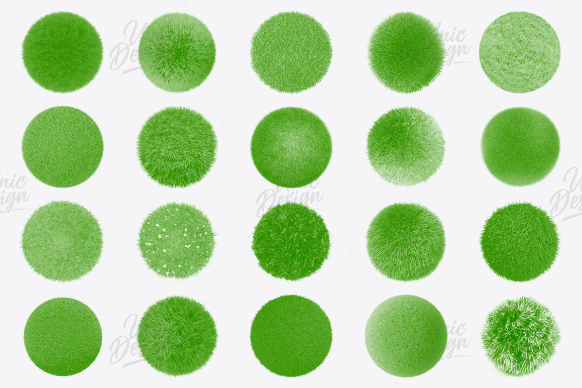 Grass Photoshop Brushes, a Brush Add-On by UnicDesign (Photo 2 of 4)