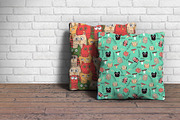 Funny Owls: hand drawn pattern set, a Pattern Graphic by leffka (Thumbnail 5 of 8)