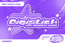 Digistick - Y2K Font