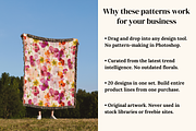 Twilight Herbarium Pressed Florals, a Pattern Graphic by Ninterints (Thumbnail 3 of 17)