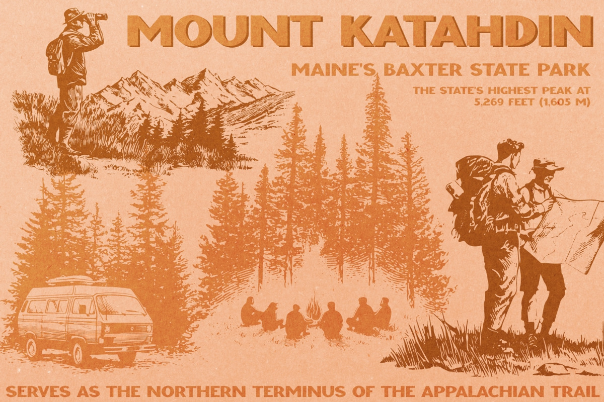 Vintage Outdoor Camping illustration, an Object Illustration by Nocturnal Wolf (Photo 5 of 18)