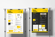 A3 Brand Guideline poster Design, a Presentation Template by Graphic Template (Thumbnail 1 of 8)