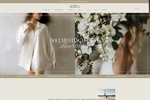 Althea: Squarespace 7.1 Template