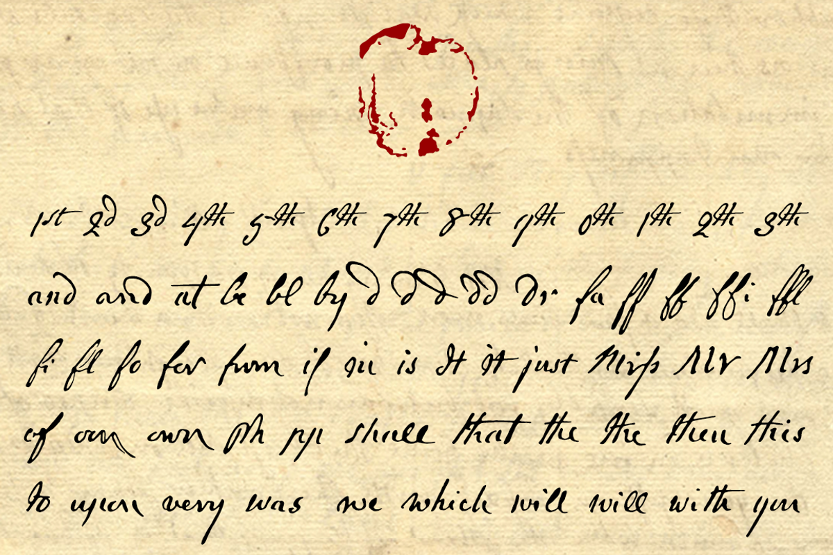 Abigail Adams, a disconnected cursive. preview 5