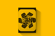 6 brand typography style poster art, a Poster Template by NJ Himel (Thumbnail 3 of 6)