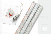 Red Cardinal Christmas - Mint, a Pattern Graphic by bhldesigns (Thumbnail 9 of 16)