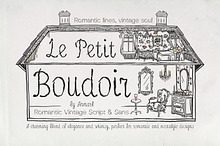 Le Petit Boudoir Vintage Font Duo