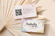 Cute Business Card Canva Template, a Business Card Template by Arslan (Thumbnail 4 of 7)